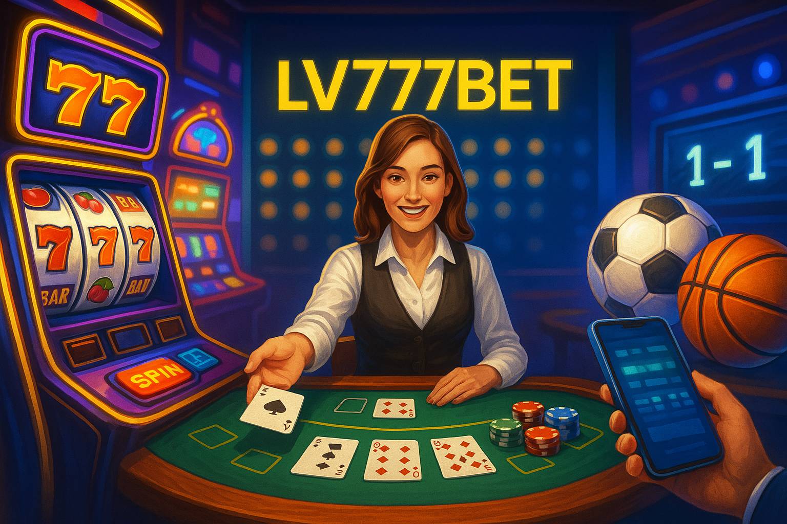 Jogos de cassino online inovadores e emocionantes na LV777BET