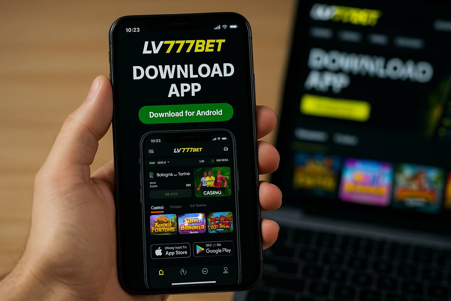 Baixar o LV777BET Cassino App