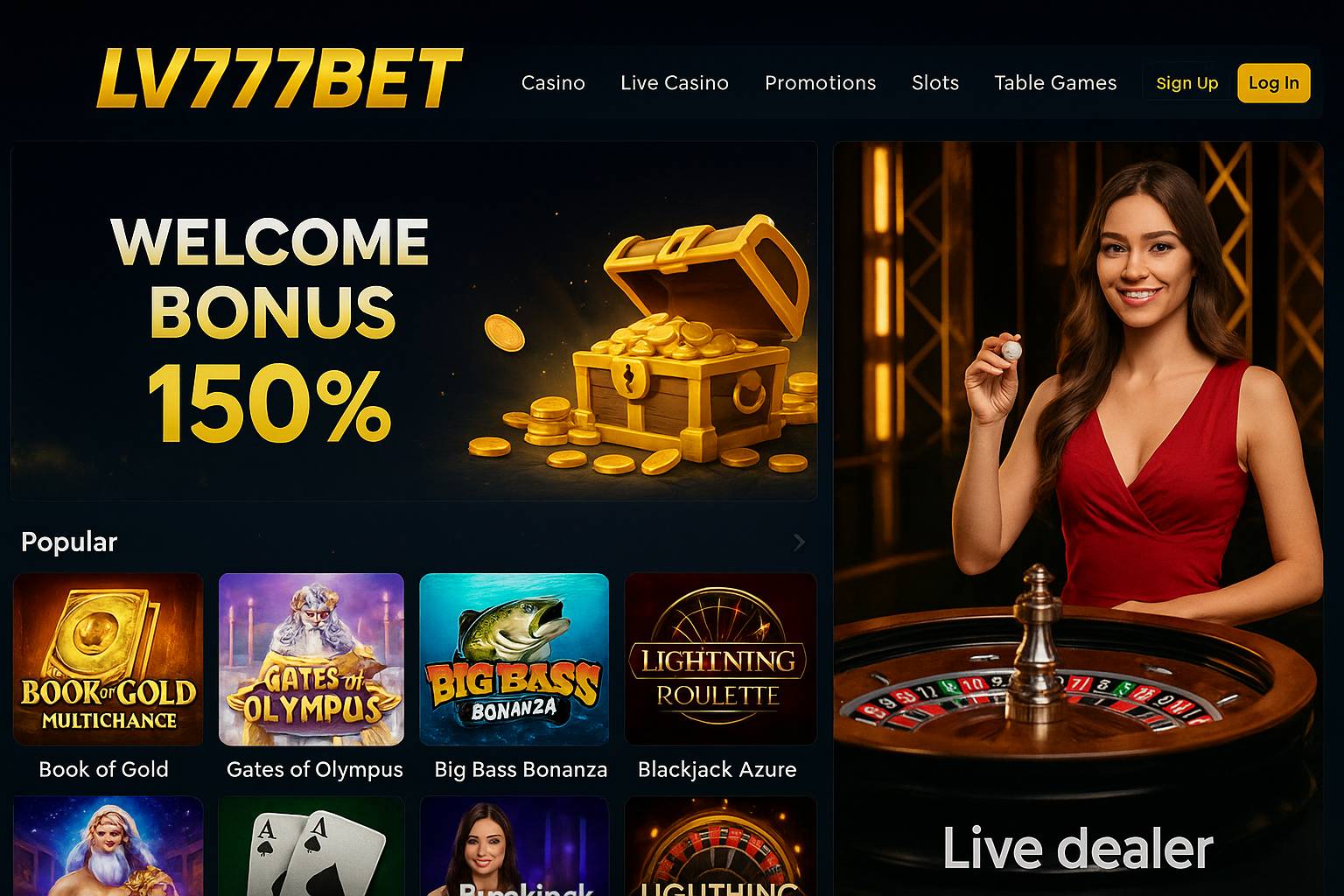 O LV777BET Live Casino lança promoções regularmente