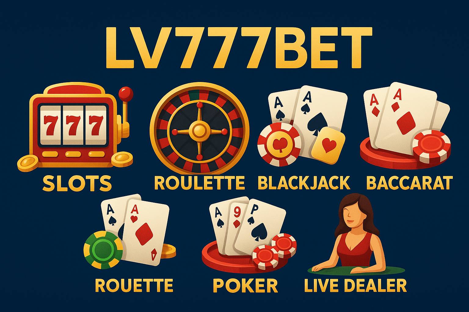 Jogos de cassino online LV777BET