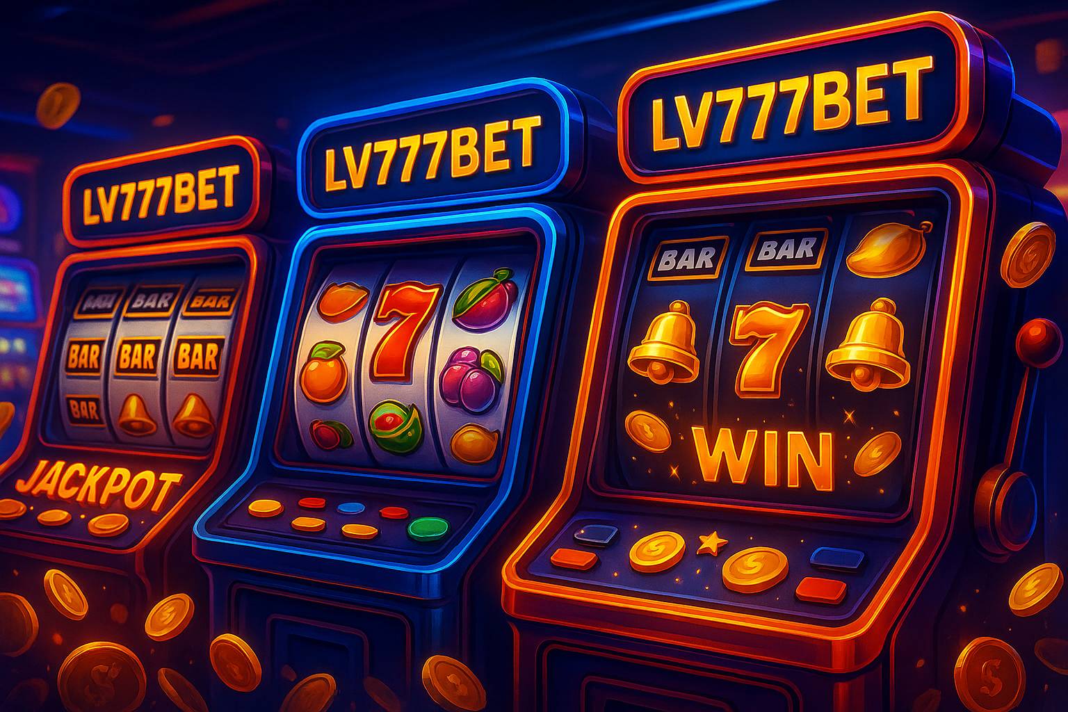 Explore o mundo das slot machines no LV777BET Casino